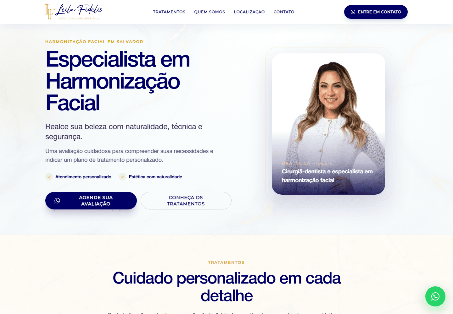 Preview do projeto Dra. Leila Fidelis